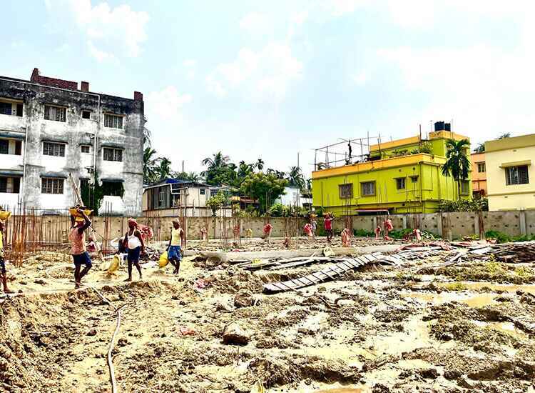 Radharani housing complex 4 BHK progress