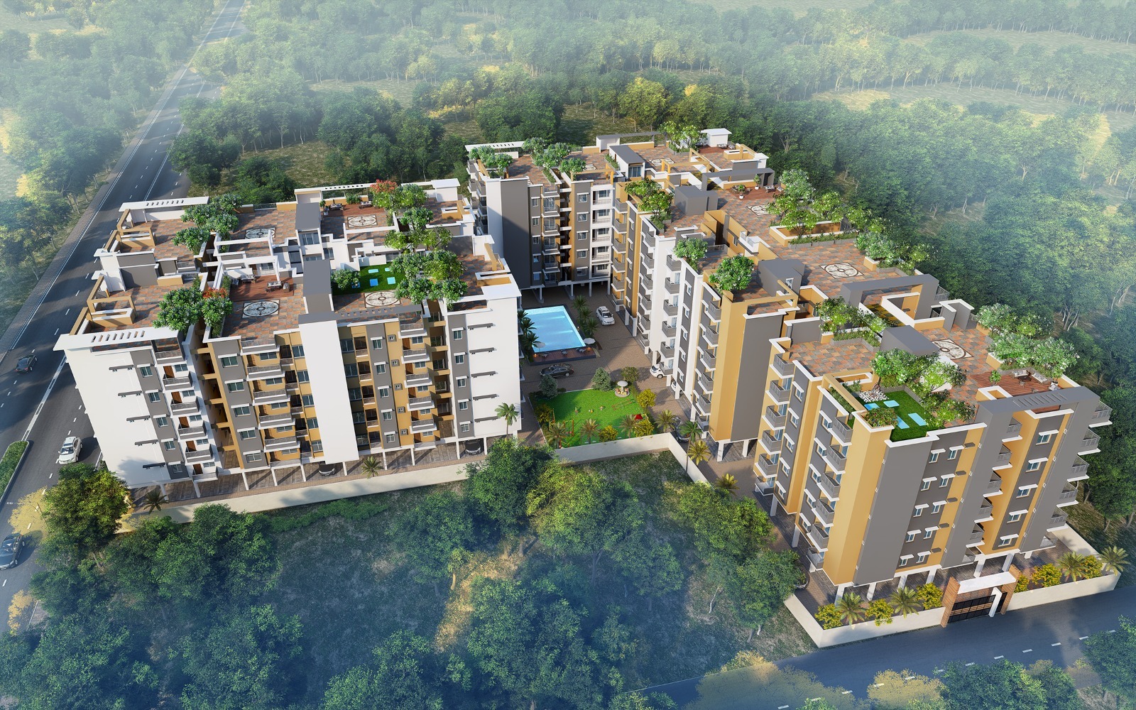 2 Bedroom Apartments in Madhyamgram-image